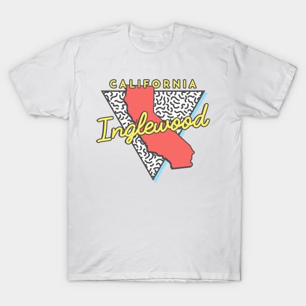 Inglewood California Triangle T-Shirt by manifest